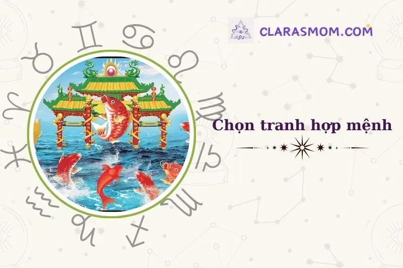 Cách Chọn Tranh Cá Chép Vượt Vũ Môn Phù Hợp Với Không Gian