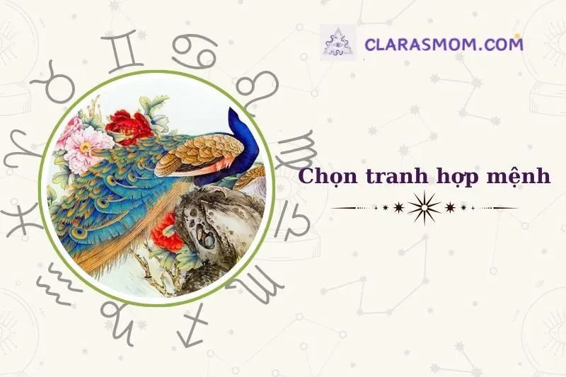 Cách chọn tranh chim công phù hợp với không gian sống