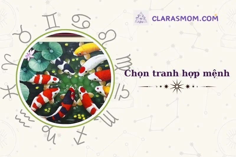 Tranh cửu ngư quần hội hợp với tuổi nào theo phong thủy?