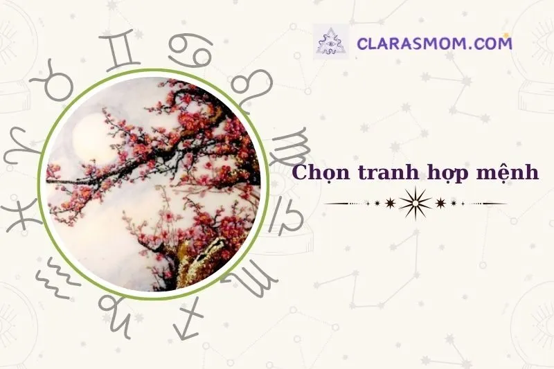 Cách Chọn Tranh Hoa Đào Phong Thủy Phù Hợp
