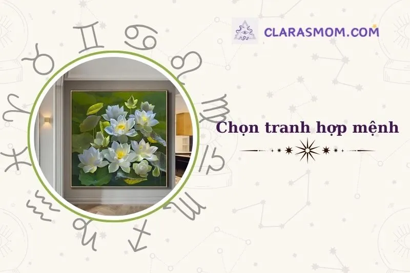 Cách Chọn Tranh Hoa Sen Phù Hợp với Phong Thủy