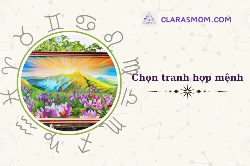 Cách chọn tranh Nhật Xuất Thiên Sơn phù hợp với gia chủ