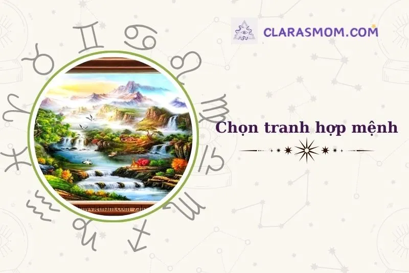 Tranh Sơn Thủy Hữu Tình Hợp Với Mệnh Nào?