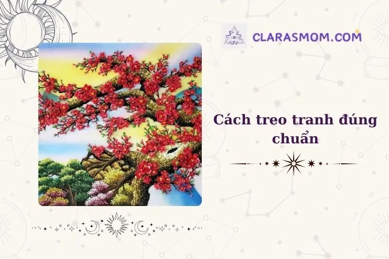 Cách Treo Tranh Cây Đào Hợp Phong Thủy