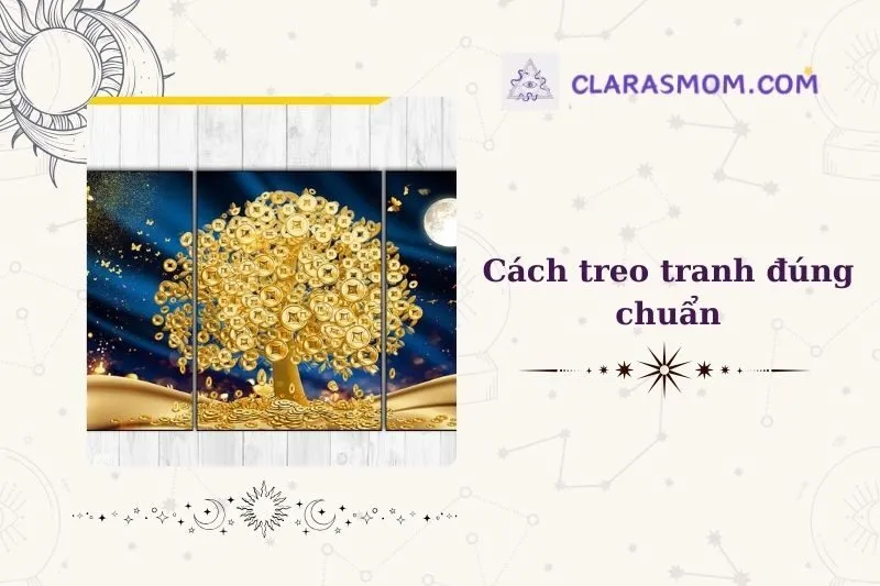 Cách treo tranh cây tiền phong thủy đúng cách để mang lại tài lộc