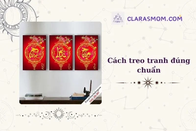 Cách treo tranh chữ Lộc hợp phong thủy