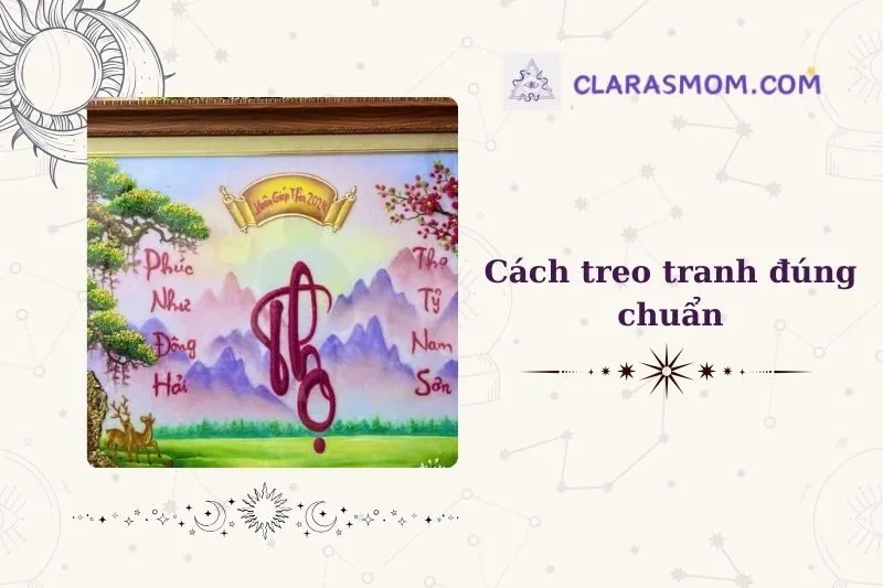 Cách Treo Tranh Chữ Thọ Hợp Phong Thủy