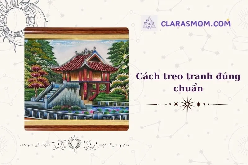 Cách Treo Tranh Chùa Một Cột Hợp Phong Thủy