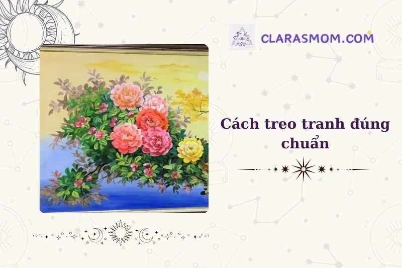 Vị Trí Treo Tranh Hoa Mẫu Đơn Hợp Phong Thủy