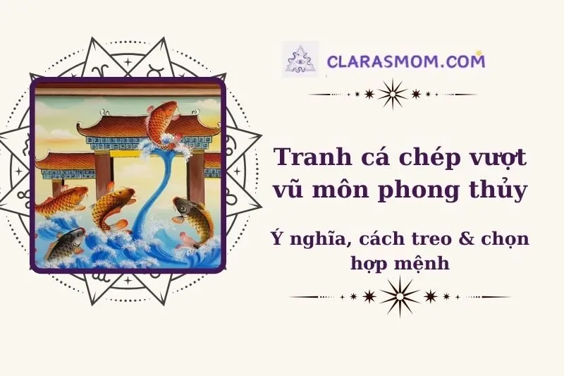 Tranh Cá Chép Vượt Vũ Môn Phong Thủy: Ý Nghĩa, Cách Chọn và Vị Trí Treo