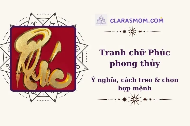 Tranh Chữ Phúc Phong Thủy: Ý Nghĩa, Cách Chọn và Cách Treo