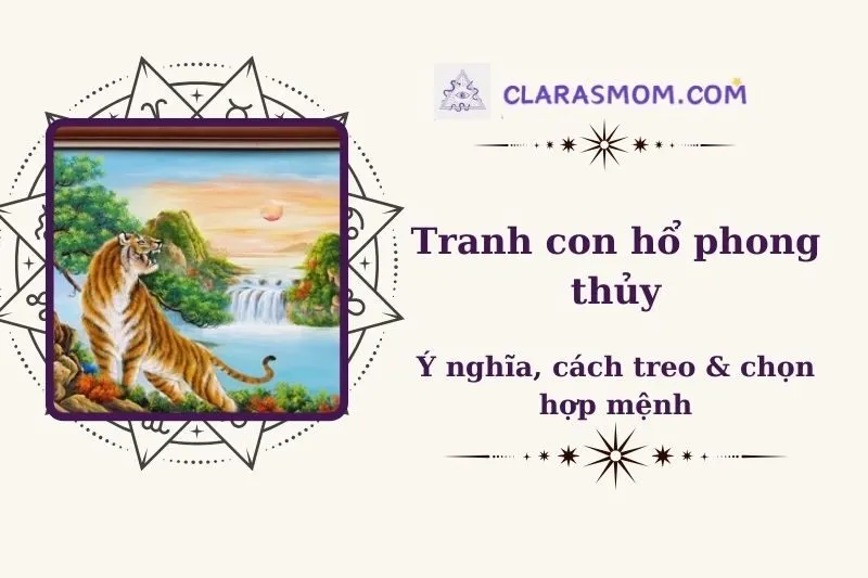 Tranh Con Hổ Phong Thủy: Ý Nghĩa, Cách Chọn Và Cách Treo 2025