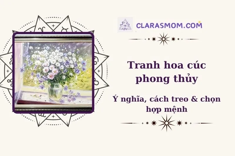 Ý Nghĩa và Cách Chọn Tranh Hoa Cúc Phong Thủy Hợp Lý 2025