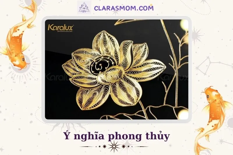 Tranh Bông Sen Vàng Phong Thủy: Ý Nghĩa Và Lợi Ích
