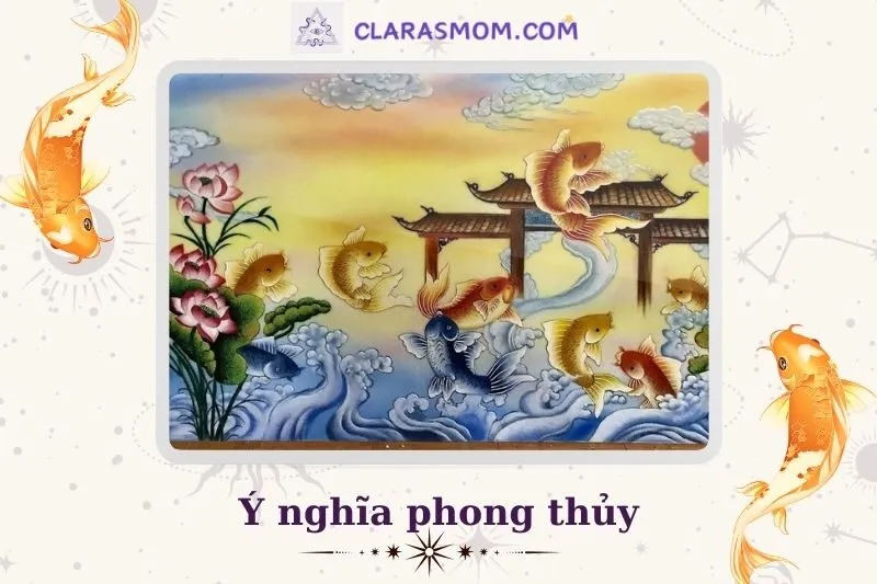 Ý Nghĩa Phong Thủy của Tranh Cá Chép Vượt Vũ Môn