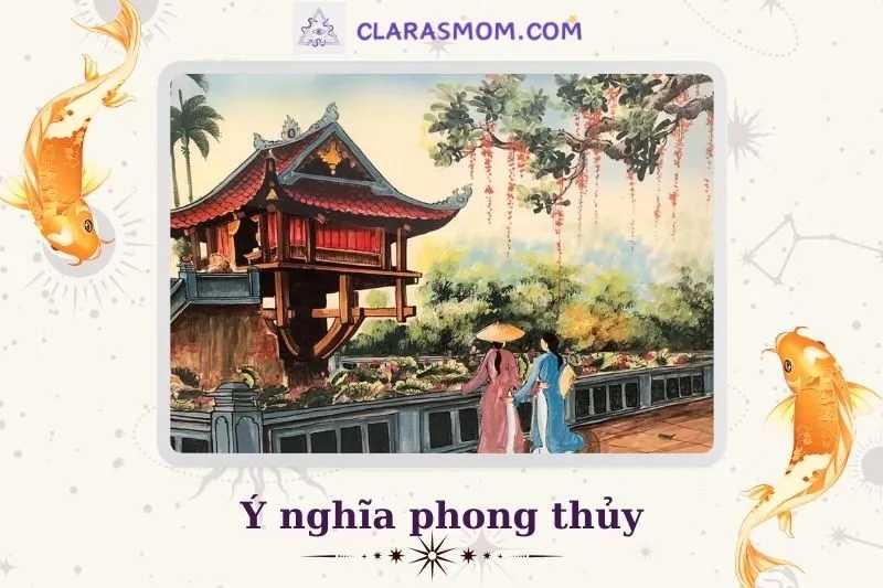 Ý Nghĩa Tranh Chùa Một Cột Trong Phong Thủy