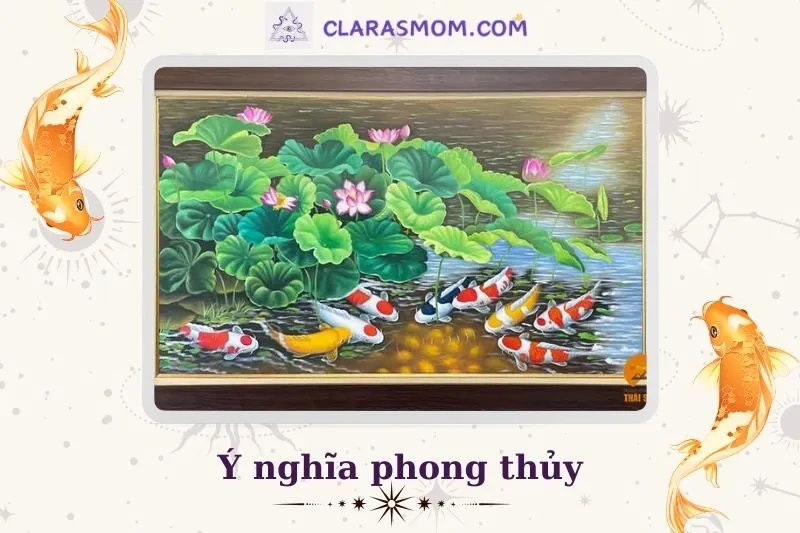 Ý nghĩa tranh cửu ngư quần hội trong phong thủy