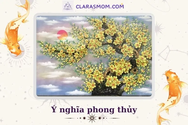 Tranh Hoa Mai Vàng Phong Thủy: Ý Nghĩa và Tác Dụng