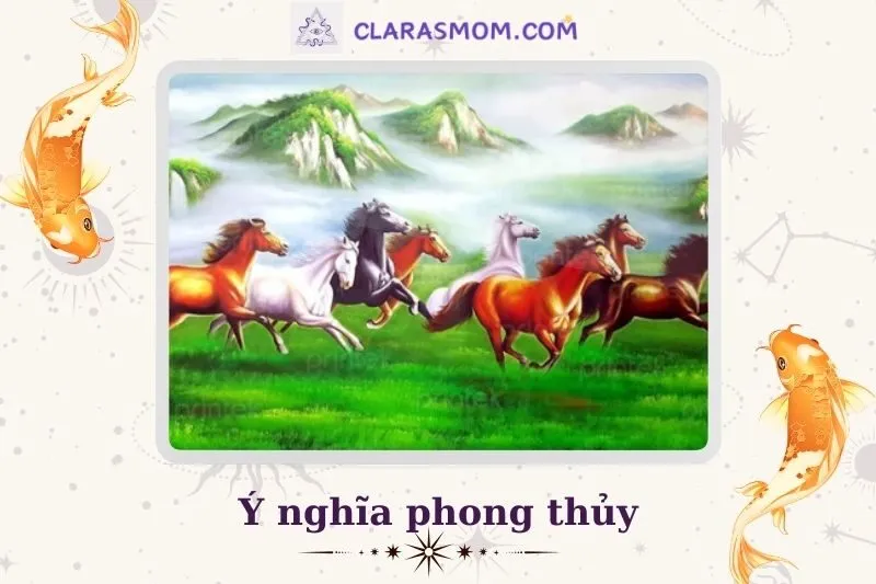 Ý Nghĩa Phong Thủy Của Tranh Mã Đáo Thành Công