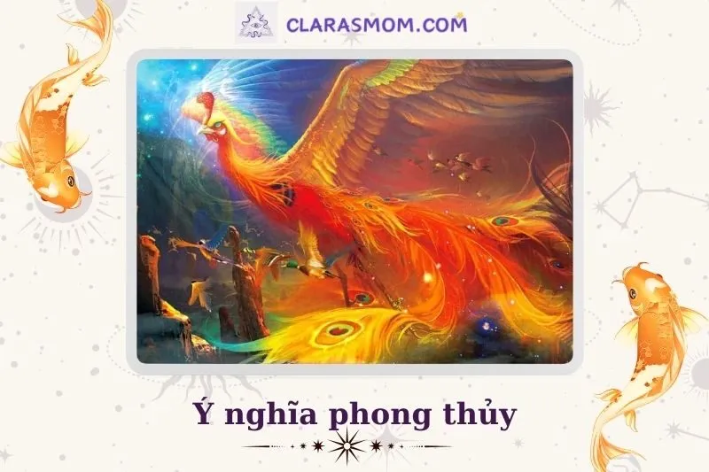Ý nghĩa tranh phượng hoàng trong phong thủy